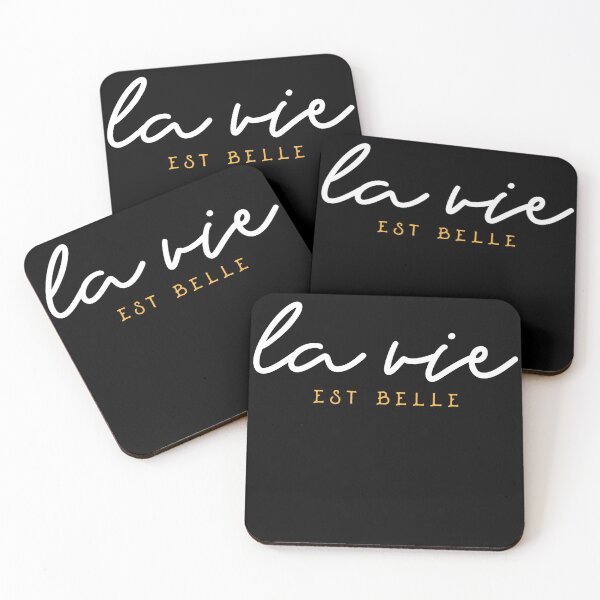 Item preview, French - Life is Beautiful designed and sold by TheVine.