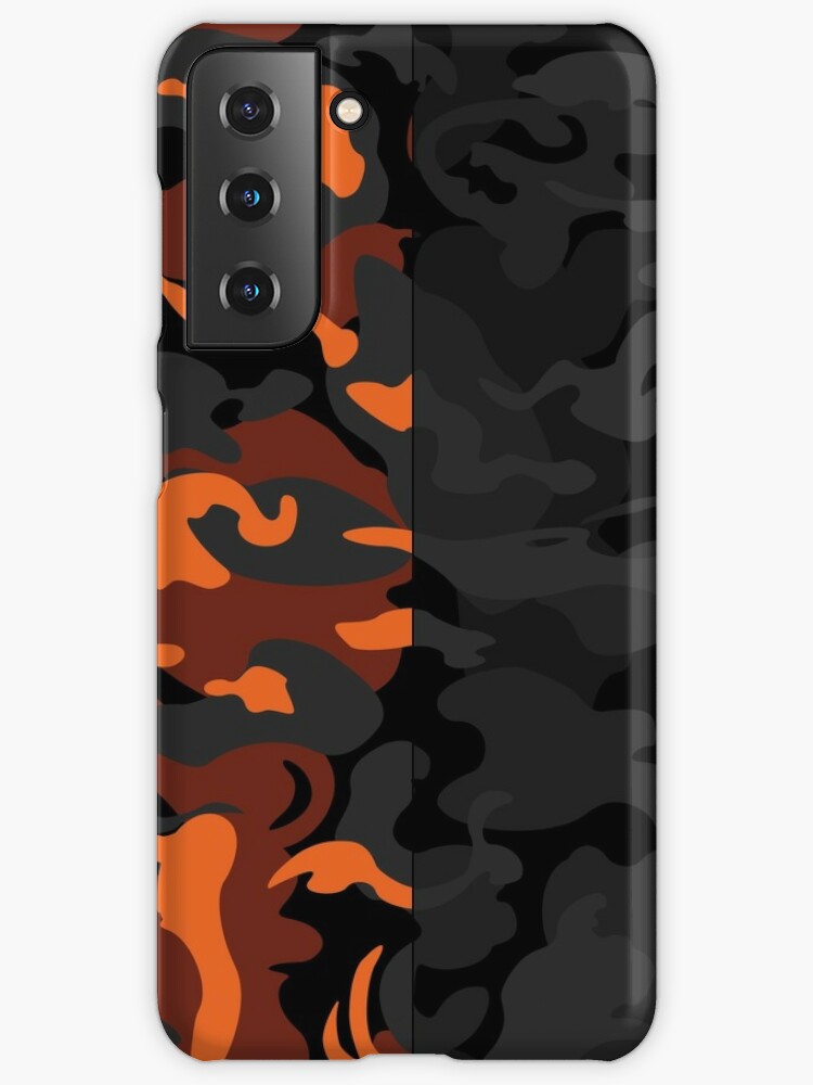 Camo Design Style - Black Orange Camouflage Mixed Pattern Graphic T-Shirt  for Sale by rclwow