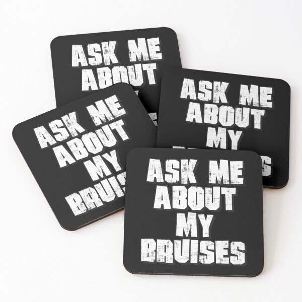 Item preview, Ask Me About My Bruises designed and sold by SarcasticStain.