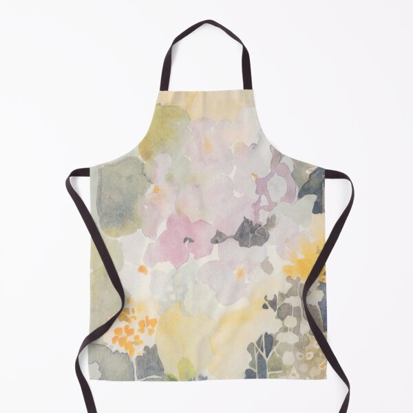 Item preview, Beautiful Flowers violets - light green and yellow - full rectangle - watercolor designed by Tizi Graphics designed and sold by TiziGraphics.