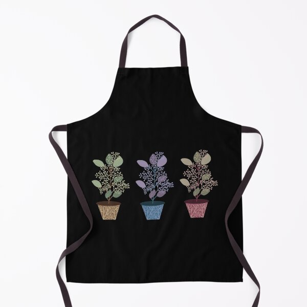 Item preview, Leafy plants colorful floral pots designed and sold by ahahdodo.