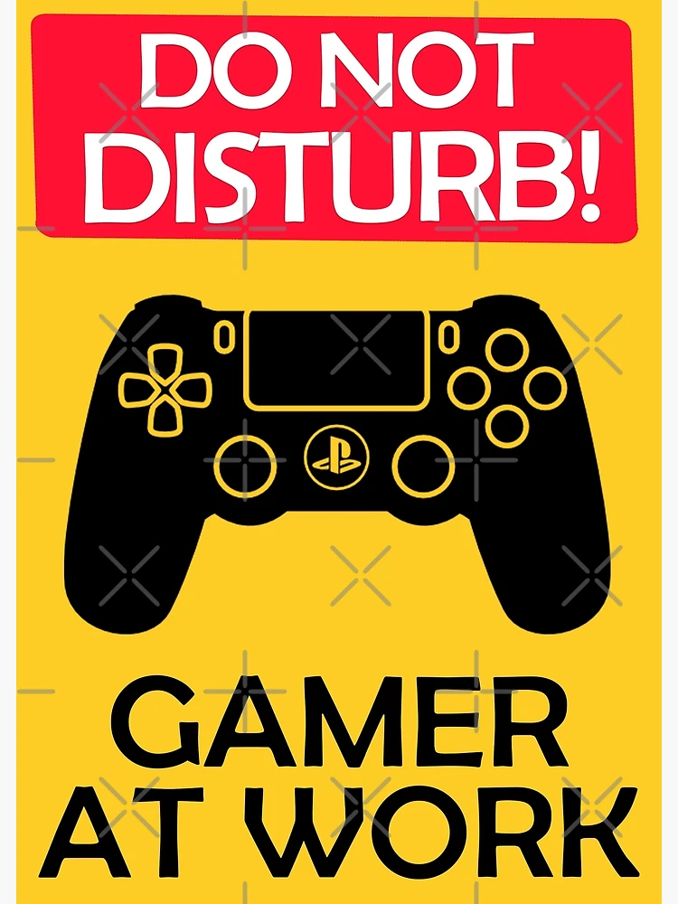 Poster Gamer At Work Gaming Caution Gameration con Ofertas en