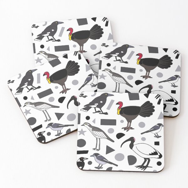 Item preview, Monochrome Birds of Brisbane designed and sold by JesseIrwinArt.