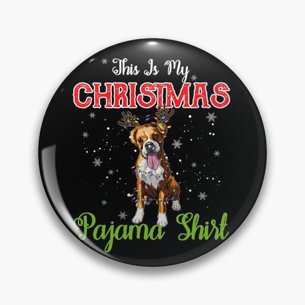 Item preview, This Is My Christmas Pajama Boxer Lover Dog Gift designed and sold by abiabo.