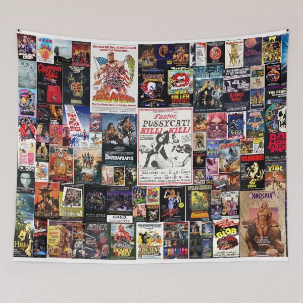 Artikelvorschau, 100 besten B-Movies aller Zeiten Collage entworfen und verkauft von FilmFit.