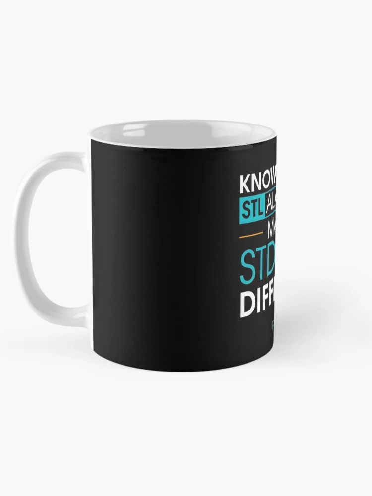 Imagen 5 de 6, Taza de café con la obra std :: set_difference, diseñada y vendida por fluentcpp.