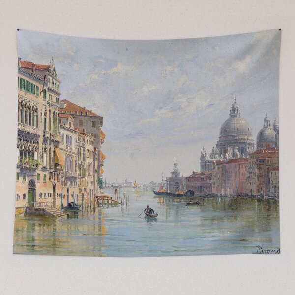 Item preview, Grand Canal with a View of the Santa Maria Della Salute - Antonietta Brandeis designed and sold by CJET.