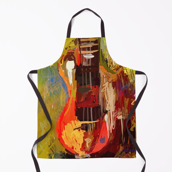 Item preview, musical instruments abstract painting | guitar abstract colorful painting designed and sold by KARTICK DUTTA.