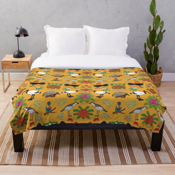 Item preview, Aussie Friends and Flowers, yellow designed and sold by JesseIrwinArt.
