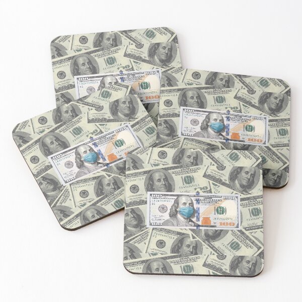 Item preview, $100 BILL IN 2020 (Benjamin Franklin Wearing Face Mask 100 Dollars) designed and sold by Boxingsfinest.