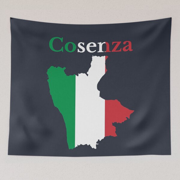 Artikelvorschau, Provinz Cosenza Karte, Italienische Provinz. entworfen und verkauft von marosharaf.