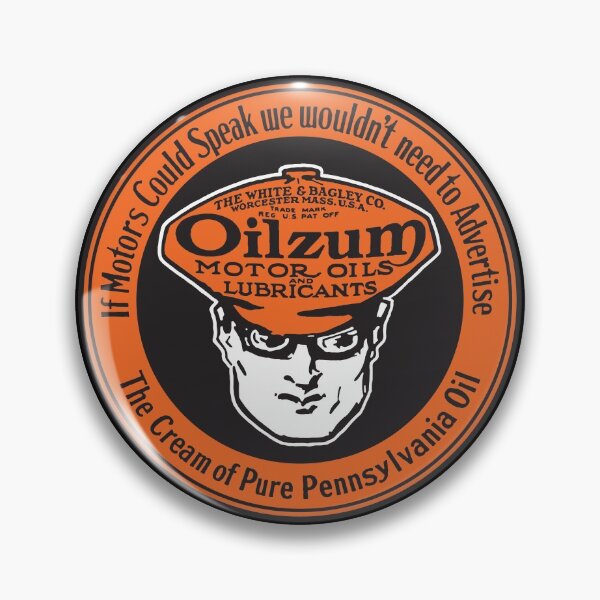 Item preview, "Oilzum" - Vintage Motor Oil Signage designed and sold by Vertigo Creative.