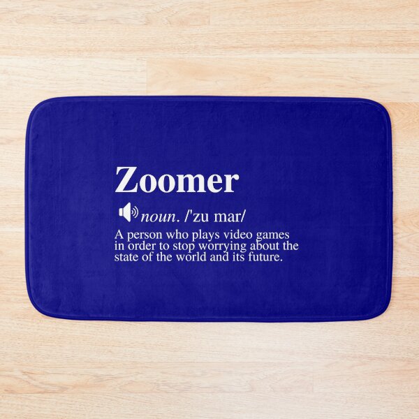 Item preview, Zoomer Definition #3 - A Gaming Distraction (Navy/Blue Background) designed and sold by mind-illusions.