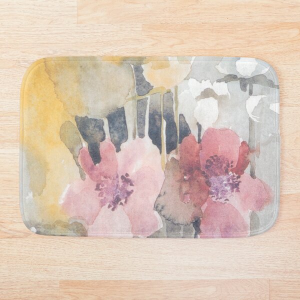 Aperçu de l'œuvre Belles couleurs de fleurs - rectangle complet - aquarelle conçue par Tizi Graphics créée et vendue par TiziGraphics.