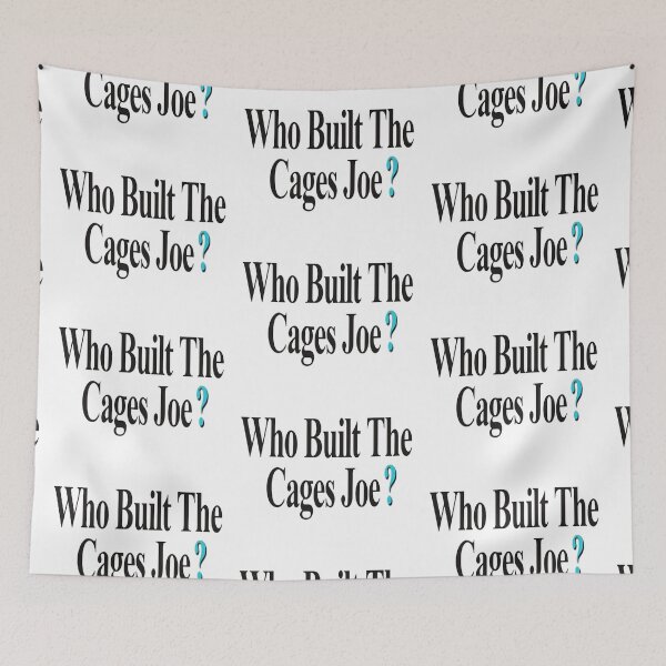 Item preview, Who Built The Cages Joe? designed and sold by NancyArtDesigns.