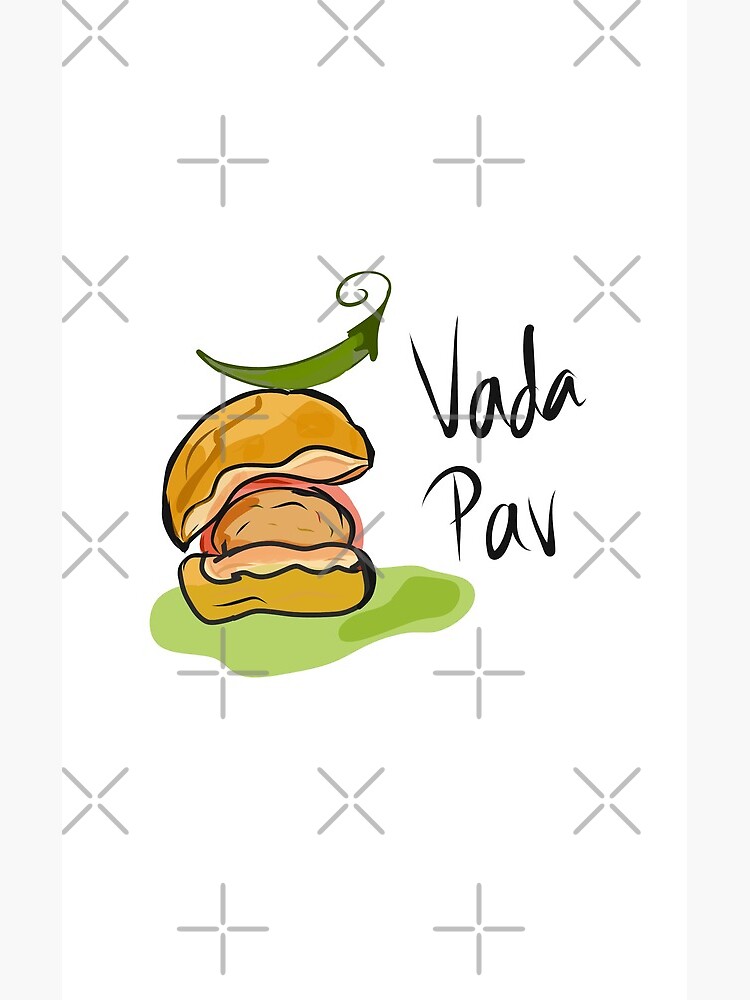 Vada pav Text Classic T.shirt 