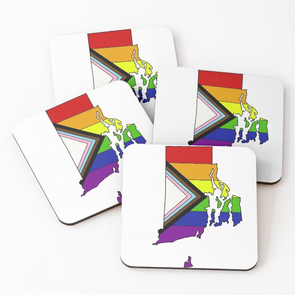 Item preview, Rhode Island progress pride flag  designed and sold by TheUndeadDesign.