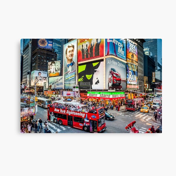 Times Square II widescreen Canvas Print