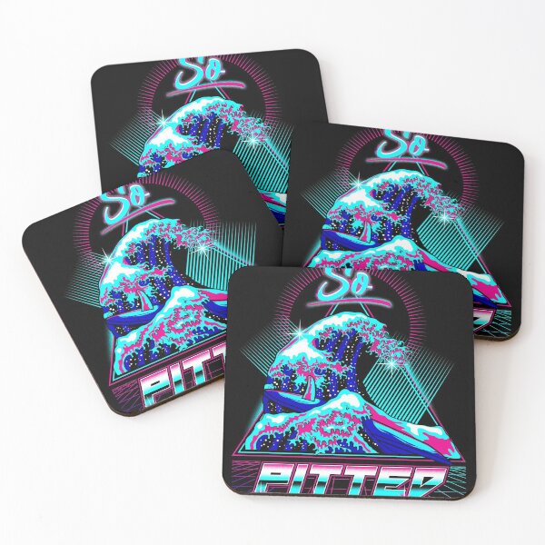 Item preview, So Pitted! Surf Style Vaporwave Synthwave Outrun Streetwear designed and sold by ROBO MEGA.