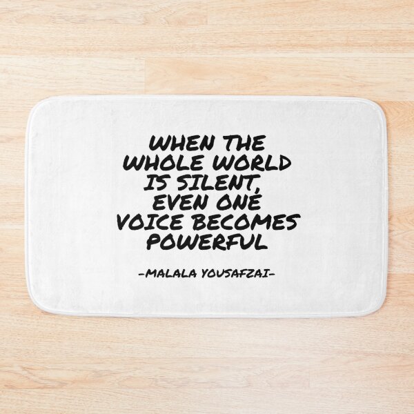 Item preview, Malala Yousafzai - When the whole world is silent, even one voice becomes powerful designed and sold by appleofyoureye.