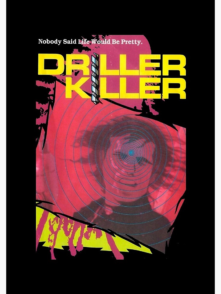 "The Driller Killer Extreme 80s Poster Art（1979）☆VHSGasm Video