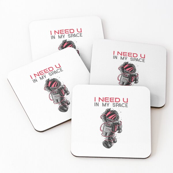 Item preview, I need you in my space- space themed graphic design-red designed and sold by josephsteez.