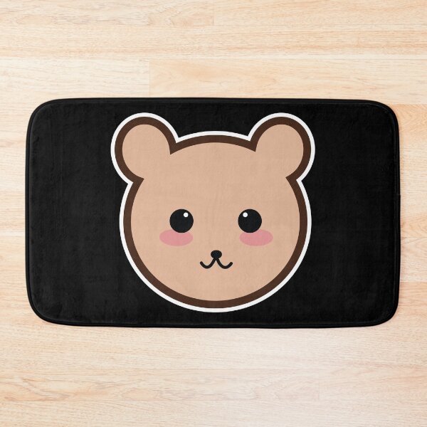 Item preview, Blush Shy Teddy Bear in Black designed and sold by Moyanana.