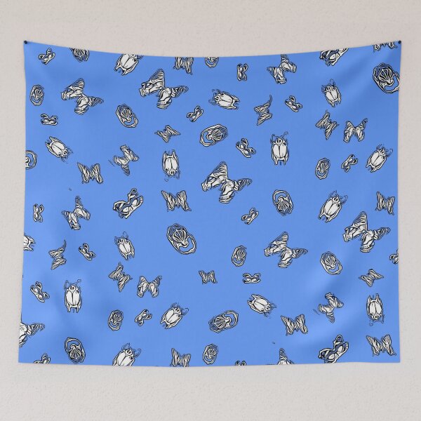 Item preview, Butterflies and Beetles. (Blue) designed and sold by RTrivella.