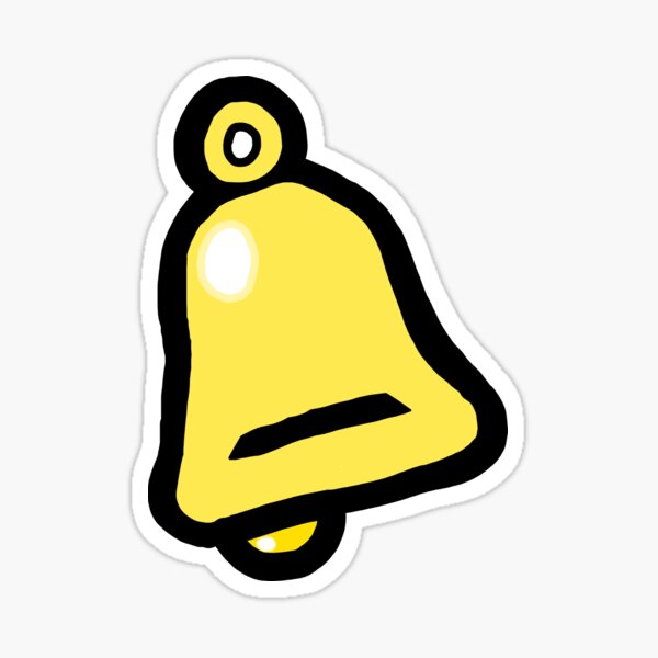 Yellow Bell Sticker