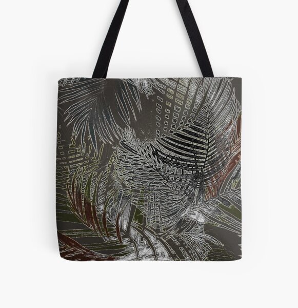 Palm design - rust All Over Print Tote Bag