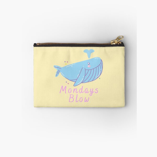 Item preview, Mondays Blow - Cute whale designed and sold by MerchActually.
