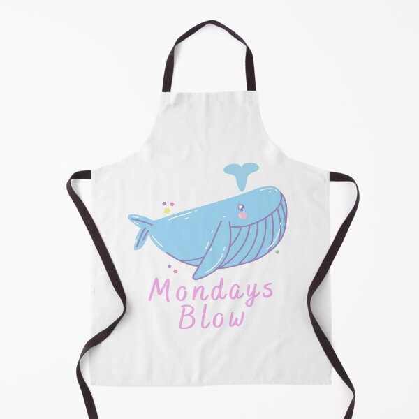 Item preview, Mondays Blow - Cute whale designed and sold by MerchActually.