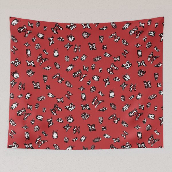 Item preview, Butterflies and Beetles. (Red) designed and sold by RTrivella.