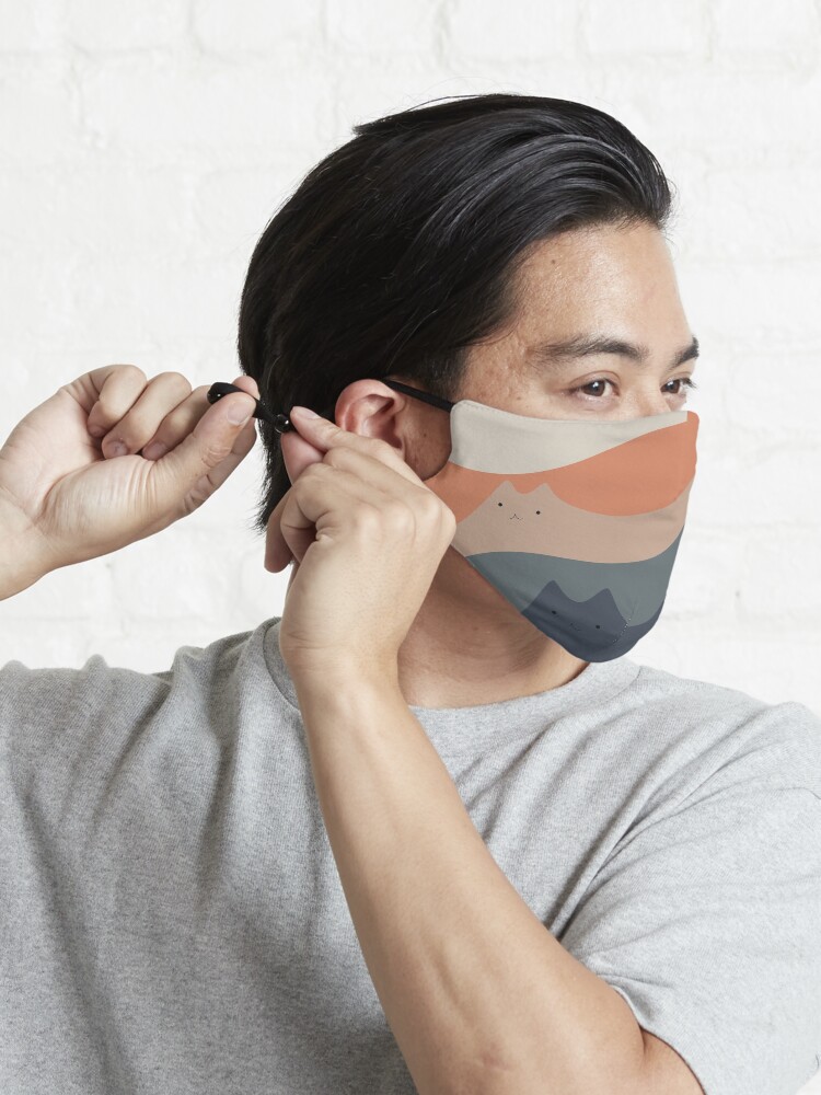 Alternate view of Cat Landscape 90 Mask