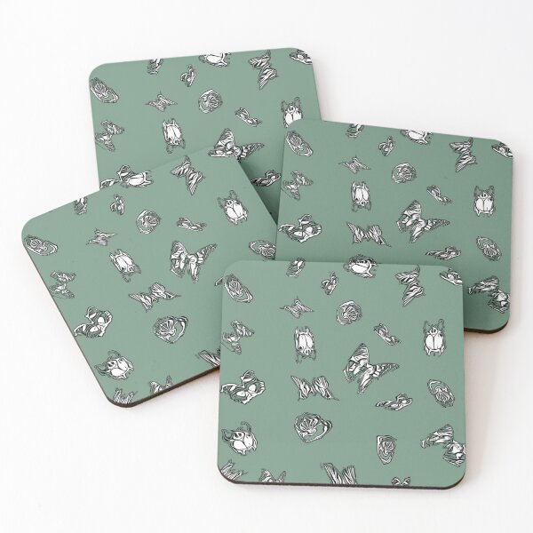 Item preview, Butterflies and Beetles. (green) designed and sold by RTrivella.