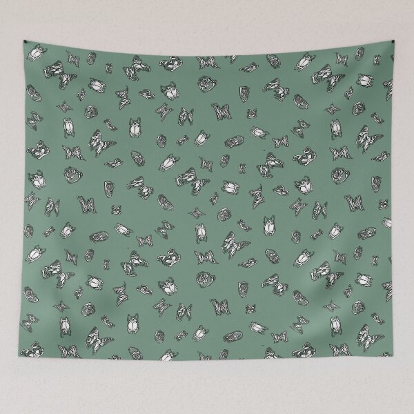 Item preview, Butterflies and Beetles. (green) designed and sold by RTrivella.