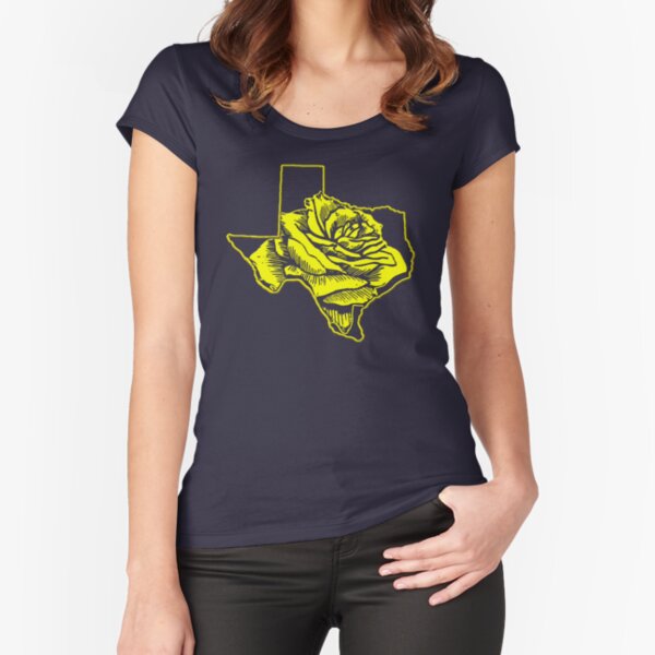 Yellow Rose of Texas Fitted Scoop T-Shirt