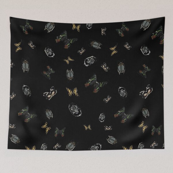 Item preview, Butterflies and Beetles. (Black) designed and sold by RTrivella.