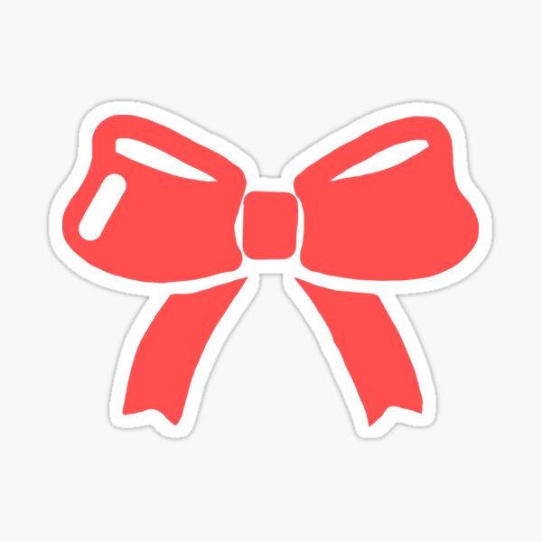 Red Ribbon Sticker