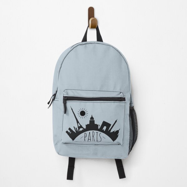 Item preview, Paris French City of Love Iconic Silhouette of the Eiffel Tower, Arc de Triomphe & Tourist Hotspots designed and sold by StickerArtwork.