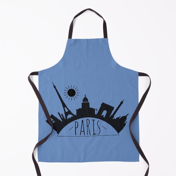 Item preview, Paris French City of Love Iconic Silhouette of the Eiffel Tower, Arc de Triomphe & Tourist Hotspots designed and sold by StickerArtwork.