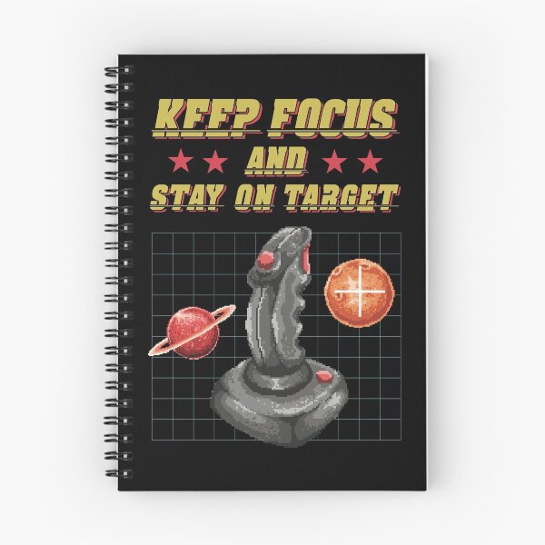 Item preview, Keep Focus And Stay On Target Gaming Retro 8Bit designed and sold by Vector Scout Lab.