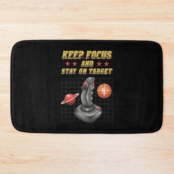 Item preview, Keep Focus And Stay On Target Gaming Retro 8Bit designed and sold by Vector Scout Lab.