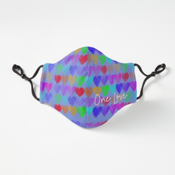 One Love - Inspired by Britain’s Children During Covid19 Pandemic Fitted 3-Layer