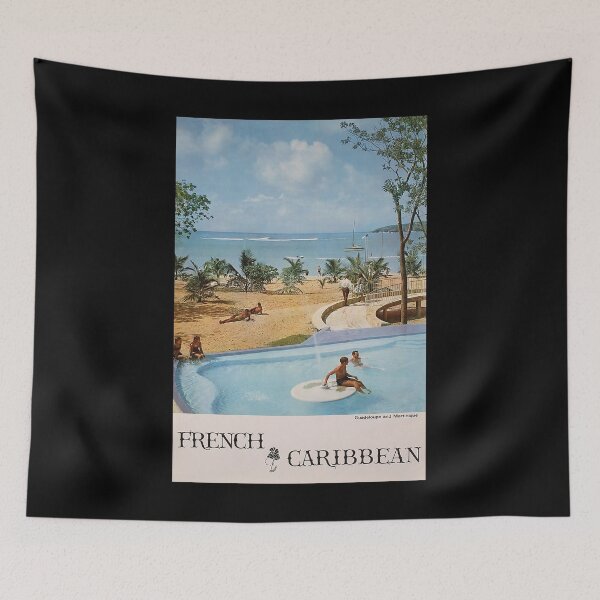 Artikelvorschau, retro French Caribbean entworfen und verkauft von CorasPosters.