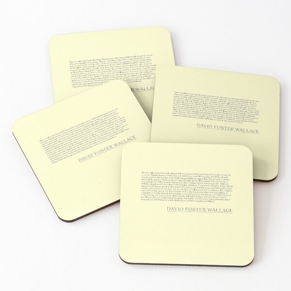 Item preview, David Foster Wallace - The so-called 'psychotically depressed' person who tries to kill herself doesn't do so out of quote 'hopelessness' or designed and sold by BookQuoteMerch.