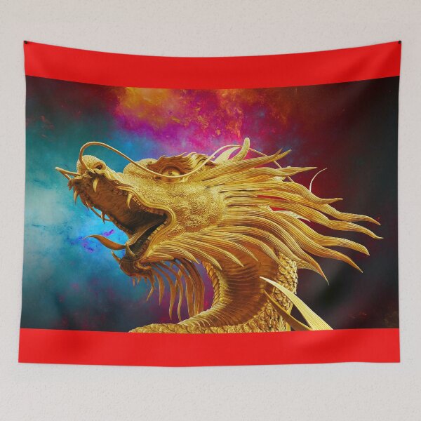 Item preview, Golden Chinese Dragon Fantasy designed and sold by WizardsWorld.