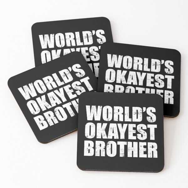 Item preview, World's Okayest Brother designed and sold by SarcasticStain.