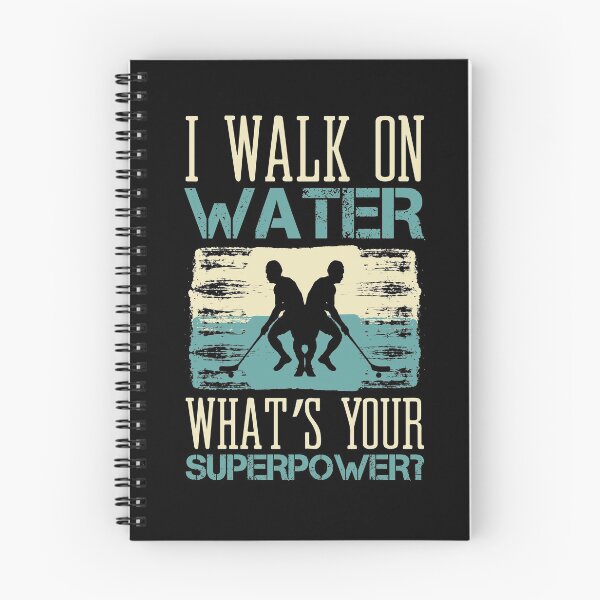 Item preview, I Walk On Water What's Your Superpower? Ice Rink Ice Hockey designed and sold by shirti.