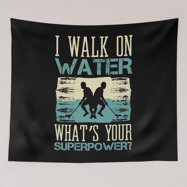 Item preview, I Walk On Water What's Your Superpower? Ice Rink Ice Hockey designed and sold by shirti.